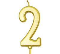 Bougie Decorative Gateau Anniversaire Bougie D'anniversaire Gâteau Nombre Bougies Gâteau Numéral Top Decration Pour Le Numéro De Célébration 0-9