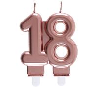 Santex Bougie des Âges 18 ans – Rose Gold