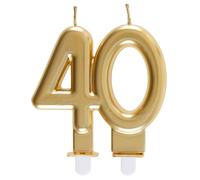 Santex Bougie des Âges 40 ans – Or