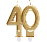 Bougie des Âges 40 ans, Or