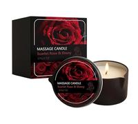 Bougie D'Huile Corporelle - Massageur relaxant aromathérapie,Huile à massage pour bougies - Pour une chambre nuit privée et adulte spa bain maison et rendez-vous en amoureux.
