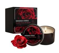 Bougie d'huile de massage - Aromathérapie romantique et longue durée - Bougie de Massage à la,Pour une chambre nuit privée et adulte spa bain maison et rendez-vous en amoureux.