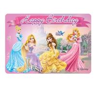 Bougie - Disney - Happy Birthday - Multicolore - Rose - Décoration de fête