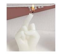 Bougie doigt d'honneur, 9x6x5cm Bougie parfumée Cadeau humoristique pour femmes et hommes, Cadeaux originaux, Geste de la main Bougies originales pour anniversaire, Noël, Halloween, Décoration de