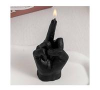 Bougie Doigt d'honneur, 9x6x5cm Bougie parfumée Doigt d'honneur Cadeaux Impolis pour Femmes Hommes, Cadeaux de Blague Originaux, Bougies de Geste de la Main pour Anniversaire, Noël, Halloween