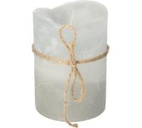 Bougie Dorotea 10cm cristal gris