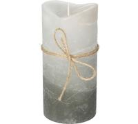 Bougie Dorotea 15 cm gris foncé cristal