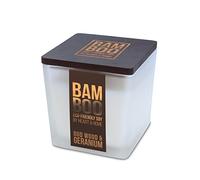 Bougie éco responsable Bois de Oud Géranium Heart and Home