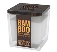 Bougie éco responsable Bois de Rose et Vanille Heart and Home