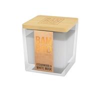 Bougie éco responsable musc blanc heart and home