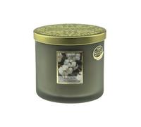 Bougie ellipse 2 mèches Heart and Home Fleurs de Coton