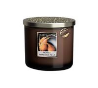Bougie ellipse 2 mèches Poire pochée au miel