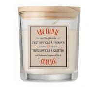 Bougie Émilie aussi Géniale | Candle | Idée Cadeau Anniversaire Famille Travail Départ Collègue Retraite Noël