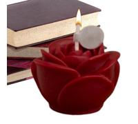 Bougie en forme de de rose,bougies en forme de rose - Bougies chauffe-plat à s artificielles,Bougies tendance en forme de, bougie parfumée esthétique florale, bougies décoratives en cire de soja pour