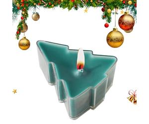 Bougie En Forme De Sapin De Noël | Bougies Moulées à Main en Forme de Sapin de Noël,Décoration de Fêtes pour Anniversaire Bureau Action de Grâce - Idée Cadeau pour Fêtes d'Entreprise et