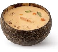 Bougie en noix de coco - senteur Santal & Mandarine 500 g