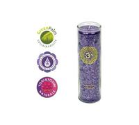Bougie en stearine 100 heures - chakra 7