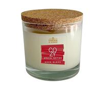 Bougie en verre 100% cire végétale et végétalienne - Huiles essentielles parfumées Orange et Cannelle - Mangez des odeurs - Odor Block - Durée 50 heures - Fabriqué en Italie - Cereria di Giorgio