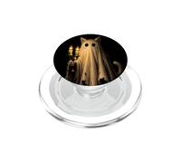 Bougie fantôme Chat Gothique Halloween Art Mignon Femmes Filles PopSockets PopGrip pour MagSafe