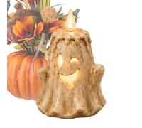 Bougie fantôme lumineuse télécommandée pour décoration d'Halloween