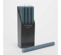 Bougie flambeau 25 cm bleu (lot de 12) - Amadeus - Bleu - Cire Bleu G