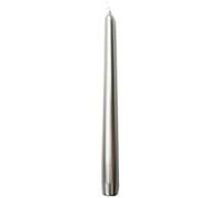 bougie flambeau conique 8h 25cm argent - générique 26-tr25023-12-ce-uk_97 Gris G