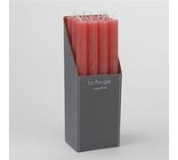 Bougie Flambeau corail - Amadeus - Rouge - Cire Rouge G