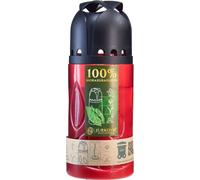 Bougie funéraire écologique rouge ICP compostable 20cm commémoration