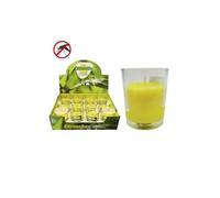 Bougie - GENERIQUE - Citronnelle - 50g - Contenant en Verre - Anti-Moustiques