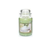 bougie grande jarre, « Vanille et citron vert »