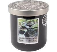 Bougie Heart and Home Petite jarre Eau vive et sous-bois Noir