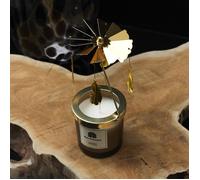 Bougie - Home Deco Factory - Carrousel - Parfumée - Décorative - Or Et Noir