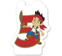 Bougie Jake Le Pirate© Chiffre 5 - Disney© or