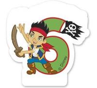 Bougie Jake Le Pirate© Chiffre 6 - Disney© Blanc G