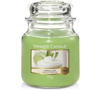 Bougie Jarre Parfumée Moyenne Taille Vanille Et Citron Vert Jusqu¿À 75 Heures De Combustion