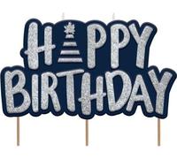 Bougie Joyeux anniversaire d'Amscan