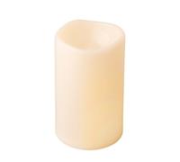 Bougie LED avec minuteur Outdoor plastique 12x20cm crème / blanc chaud