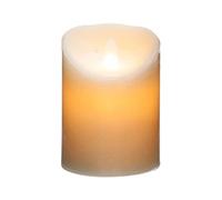 bougie led effet flamme blanc 10cm - 148102a