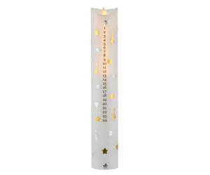 Bougie LED de l’Avent graduée Sara Calendar, Designer Sirius, 29 cm