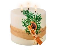Bougie LED de Noël effet flamme