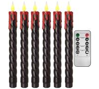 Bougie LED - Décoration Clignotante de Bougies Électriques,Chandelier Décoration Intensité Réglable Pour Chambre Salle À Manger Bibliothèque Décor Photo Scène