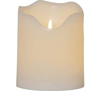 Bougie LED d'extérieur XXL GRAND 20cm, flamme 3D, minuterie