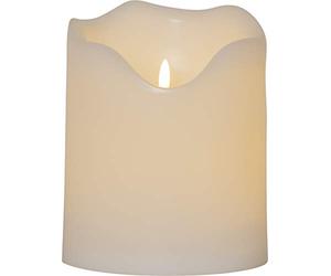 Bougie LED d'extérieur XXL GRAND 20cm, flamme 3D, minuterie