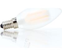 Bougie LED, E14, lampe, ampoule, ampoule de rechange, pièce détachée, 6 watts, 720 lumens, 2700 kelvins, blanc chaud, mat, à intensité variable