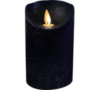 Bougie LED en cire véritable Bougie de cire avec minuterie sans flamme bleue