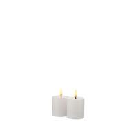 Bougie LED en cire véritable Sille Exclusive Sirius, 6.5 cm