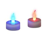 relaxdays 48 x LED bougie à chauffe-plat changement de couleur