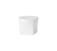 Bougie LED Ignus porcelaine H 8cm HxØ 8x10cm
