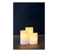 Bougie LED Sirius Sara Exclusive Set de 3