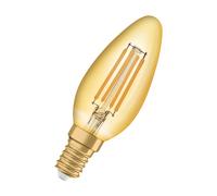 Osram Vintage 1906® Classic B Fil LED lampe, E14, Classic Mini-Tens Shape, Gol